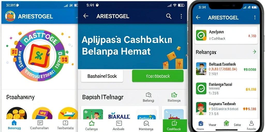 Antarmuka aplikasi ARIESTOGEL yang menarik dan mudah digunakan.