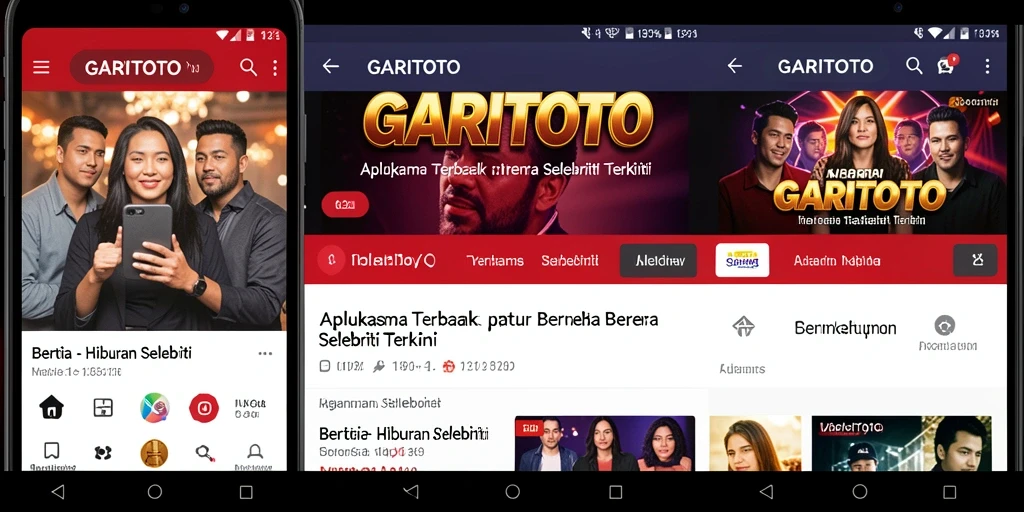 Antarmuka pengguna GARITOTO yang menarik dan informatif.