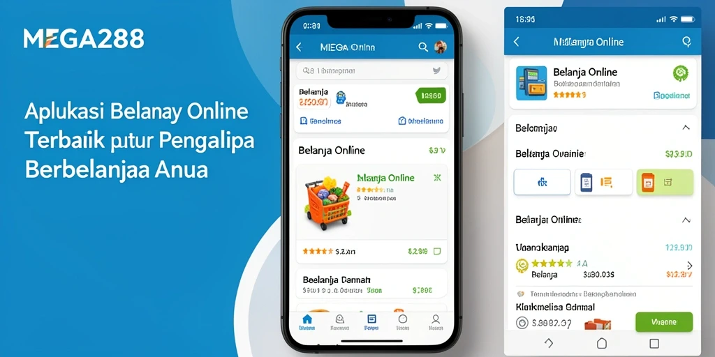 Tampilan antarmuka MEGA288 yang ramah pengguna untuk belanja online.