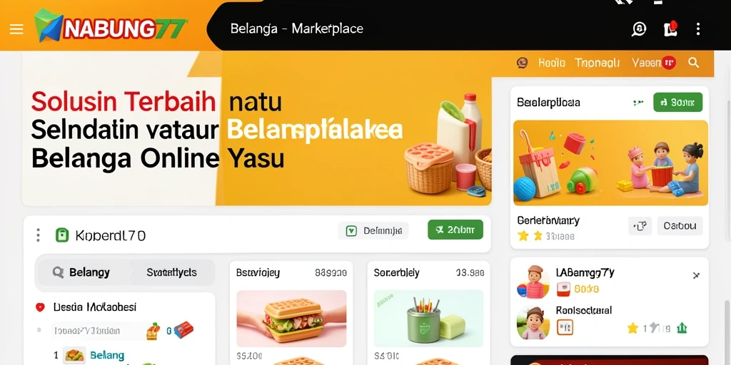 Tampilan antarmuka NABUNG77 yang modern dan mudah digunakan.